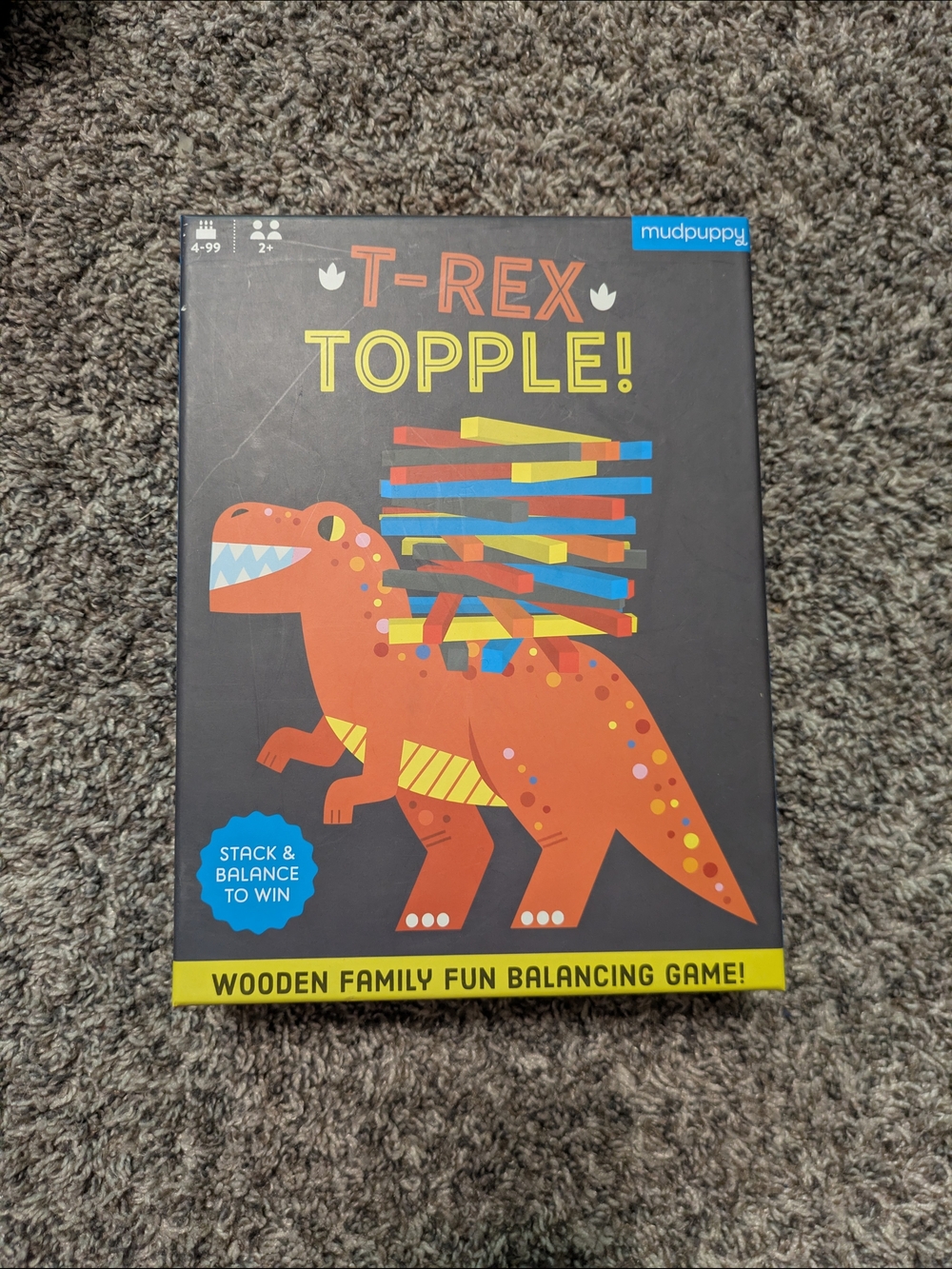T-Rex Topple! Orange Family Balancing Game